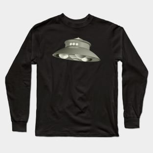 Flying Saucer Adamski UFO - Textless Version Long Sleeve T-Shirt